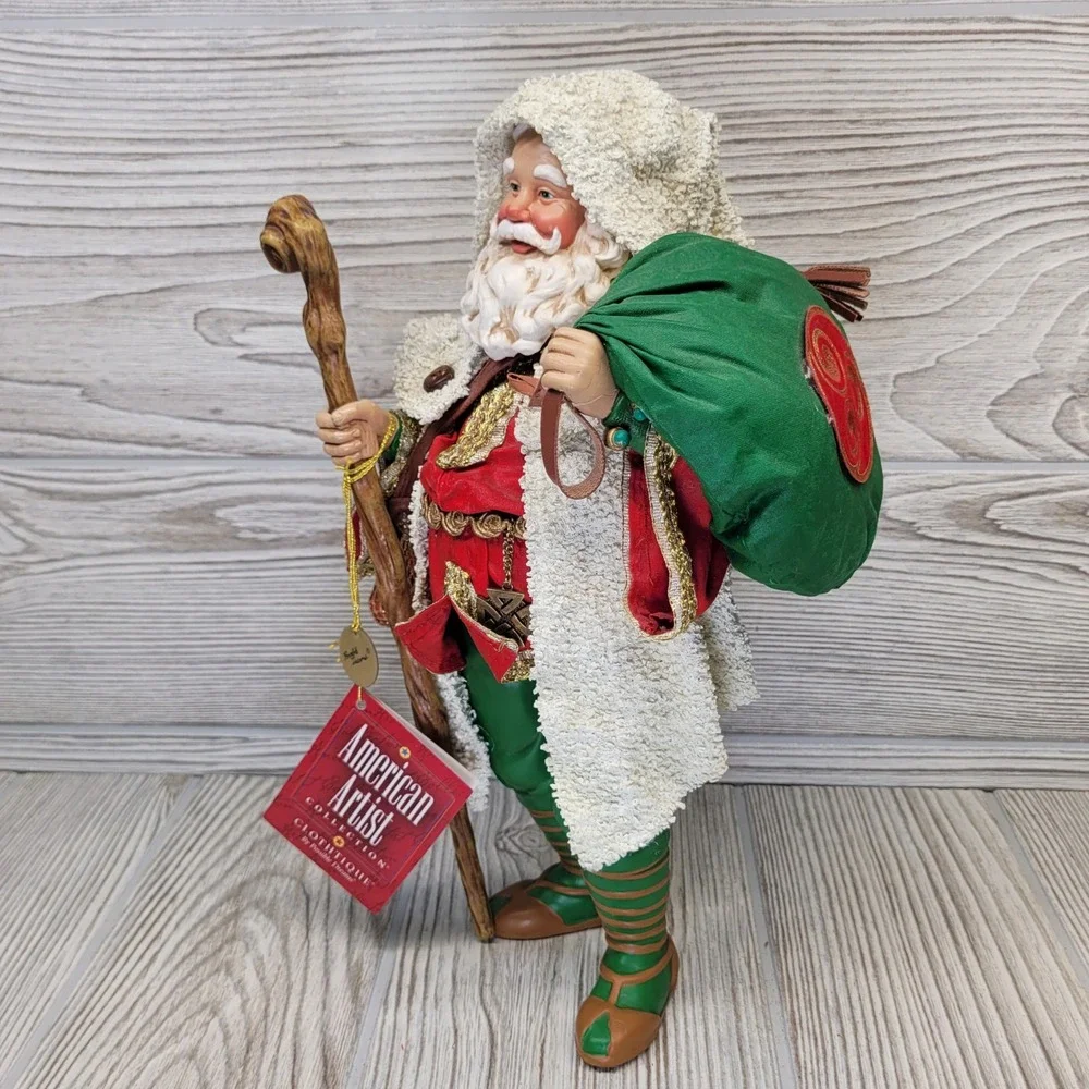 Lyn Fletcher Clothtique Celtic Father Christmas Irish Santa American Artist Club